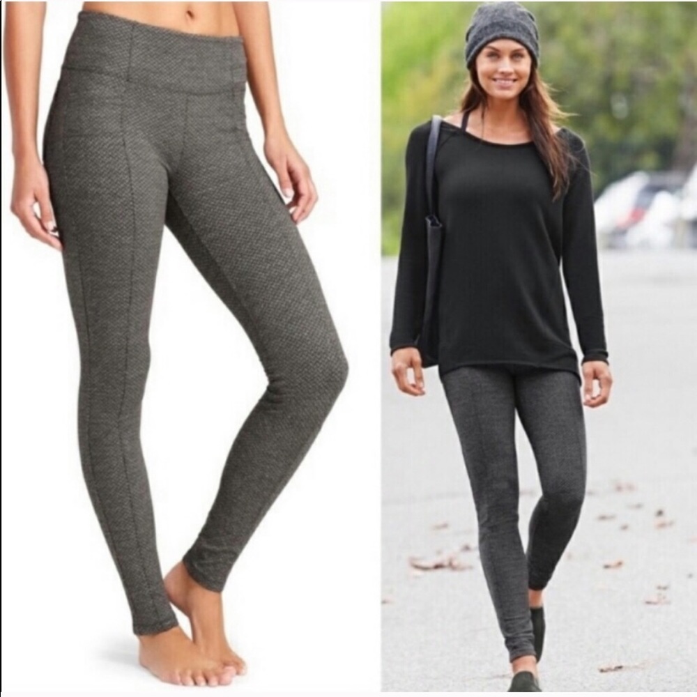 Athleta High Waisted Criss Cross Metro Legging XLT